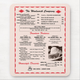 Woolworth Menu Mousepad