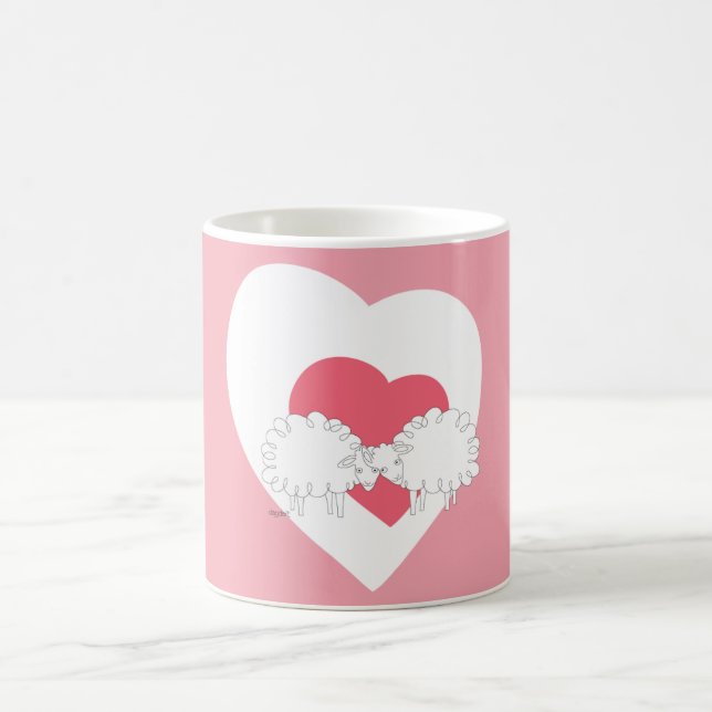 Wooly Love Sheep! Mug (Center)