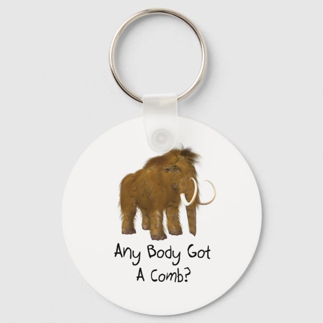 Wooly Mammoth Key Ring (Front)