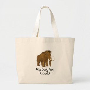 Wooly Mammoth Large Tote Bag