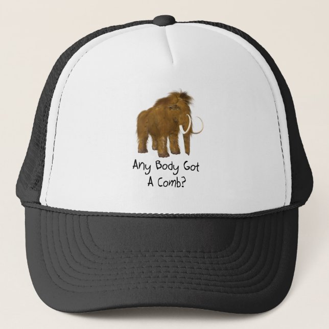 Wooly Mammoth Trucker Hat (Front)