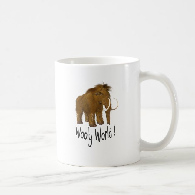 "Wooly World" Wooly Mammoth Coffee Mug (Right)