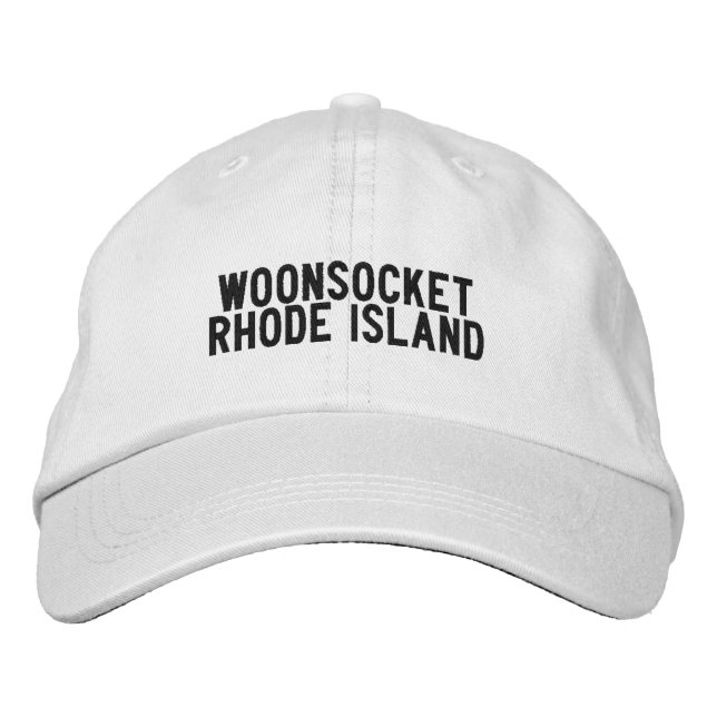 WOONSOCKET Rhode Island Hat (Front)