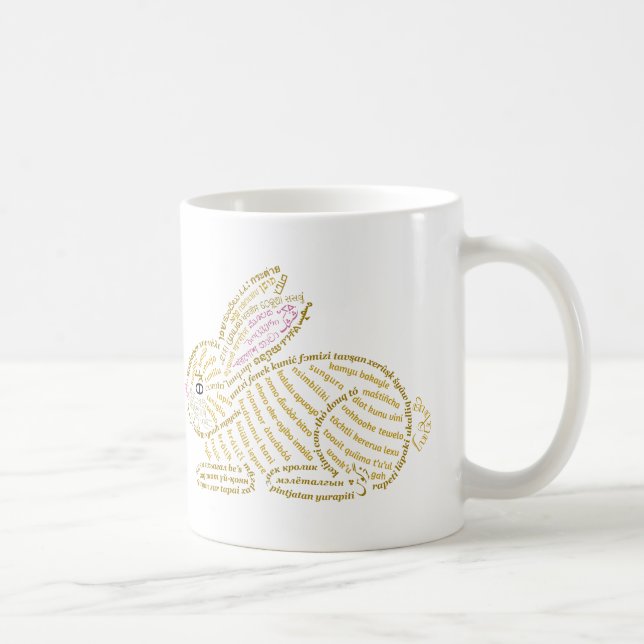 Wor(l)d Rabbit Mug (Right)