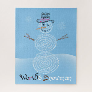 Wor(l)d Snowman Puzzle