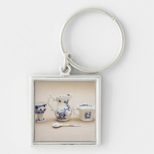 Worcester cream boat, cream jug key ring