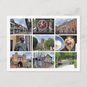 Worcester Holiday Postcard