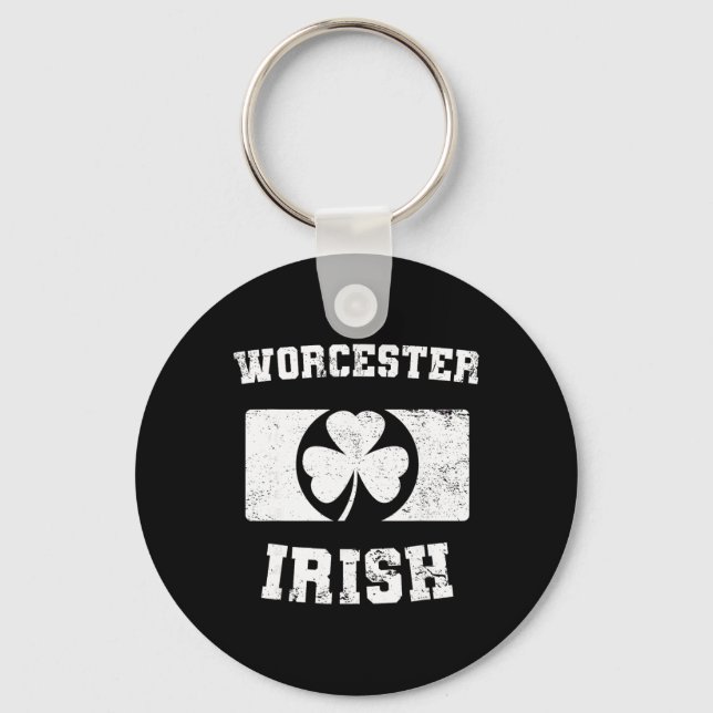 Worcester Irish Design St Patricks Day Parade Worc Key Ring (Front)