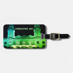 Worcester, MA Grand Railway Station - Beaux Arts Luggage Tag
