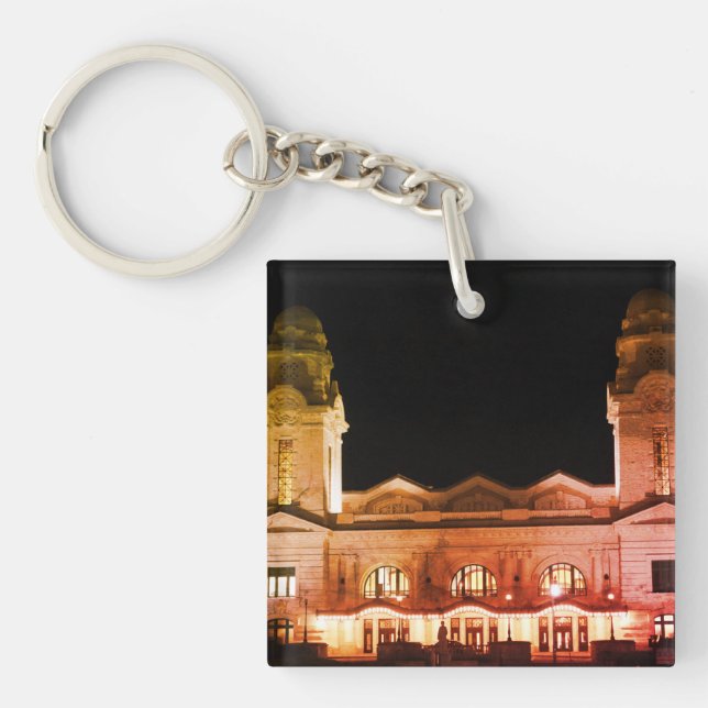 Worcester, Mass Train Station Key Ring (Front)