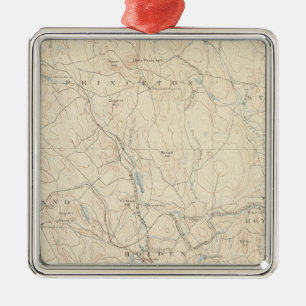 Worcester, Massachusetts Metal Tree Decoration