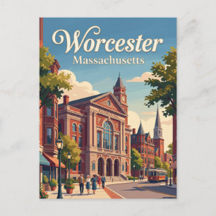 Worcester, Massachusetts Postcard