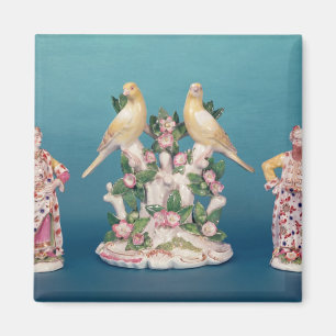 Worcester of Turk and his companion with birds Magnet