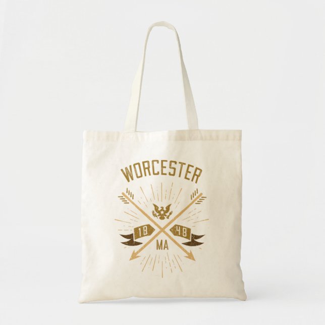 Worcester - Worcester MA Hometown Pride Hipster Vi Tote Bag (Front)