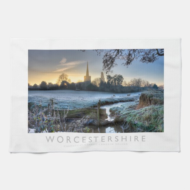 Worcestershire Tea Towel (Horizontal)