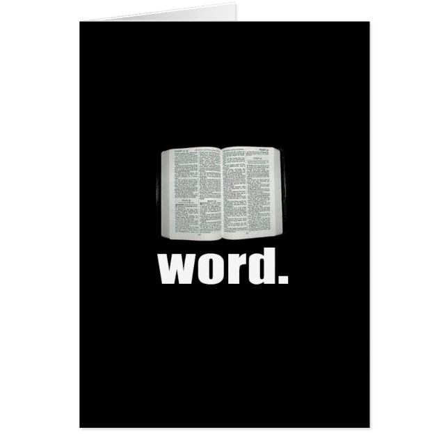WORD. (Front)