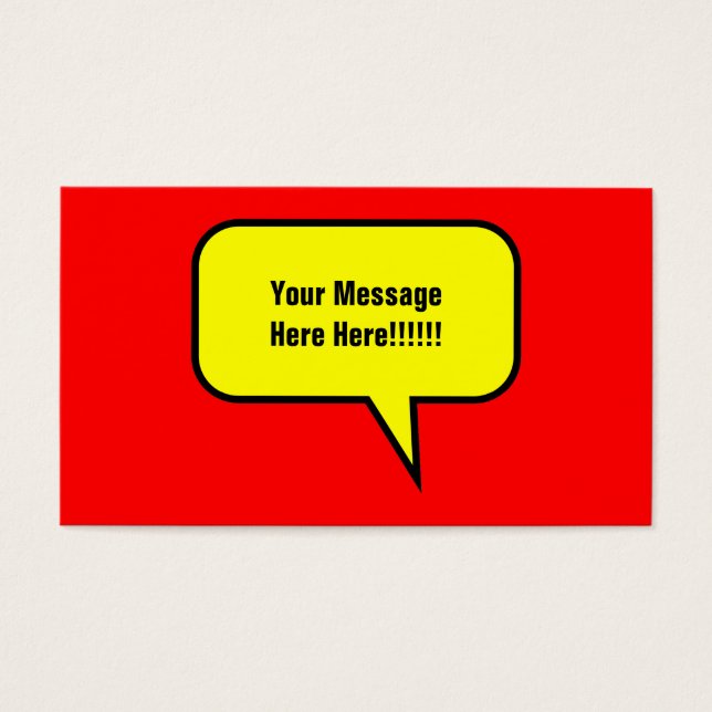 word Balloon (Front)