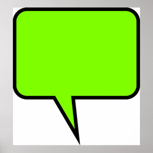 Word Balloon Poster