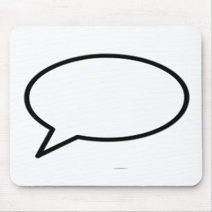 Word Bubble Left The MUSEUM Zazzle Gifts Mouse Pad