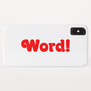 Word! iPhone XS Max Case
