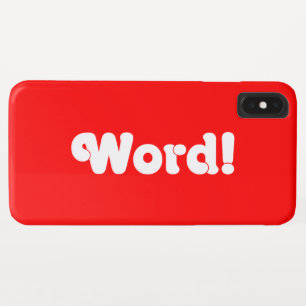 Word! iPhone XS Max Case
