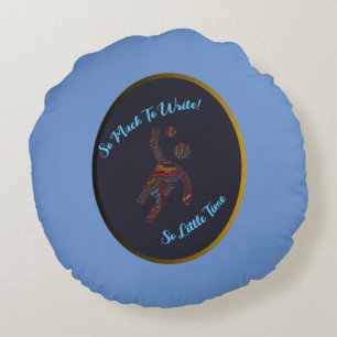 "Word Choice Matters "Writer's Round Cushion