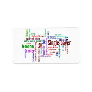Word Cloud Address Label