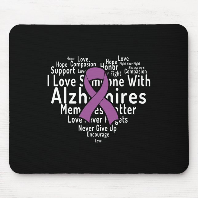 Word Cloud Support Heimerheimer Heimerheimers Awar Mouse Pad (Front)