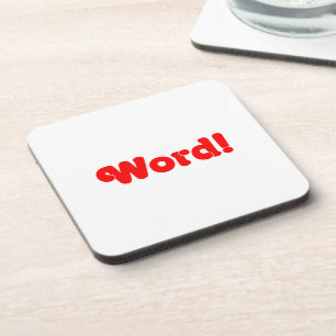 Word! Coaster