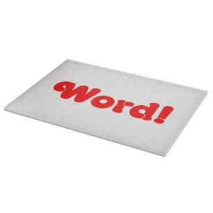 Word! Cutting Board