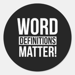 Word Definitions Sticker 