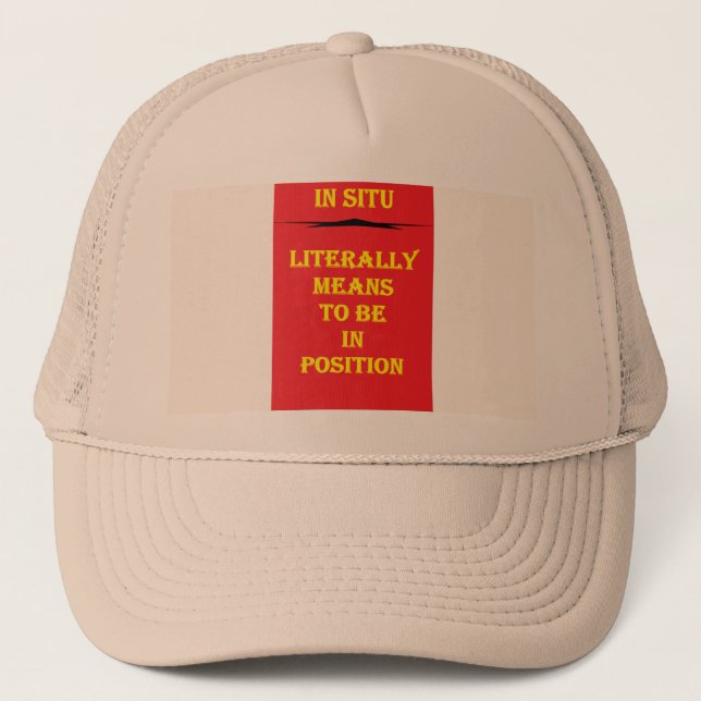 WORD GAME DESIGN FOR THINKERS TRUCKER HAT (Front)