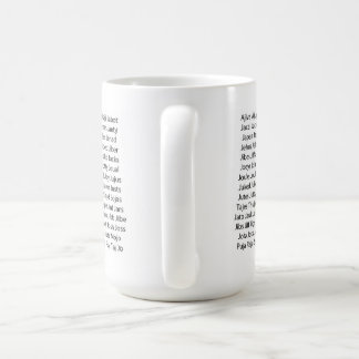 Word Game Mug - J Word List NEW