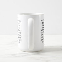 Word Game Mug "Lots of Consonants"