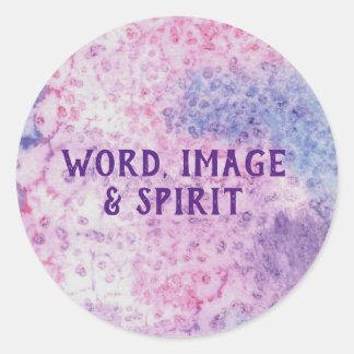 Word, Image & Spirit Classic Round Sticker