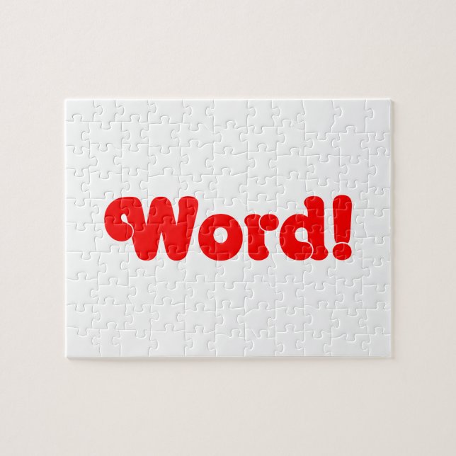 Word! Jigsaw Puzzle (Horizontal)