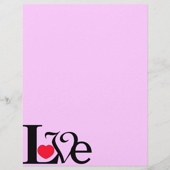 Word Love Heart (Front)