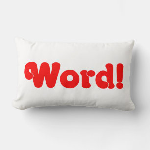 Word! Lumbar Cushion