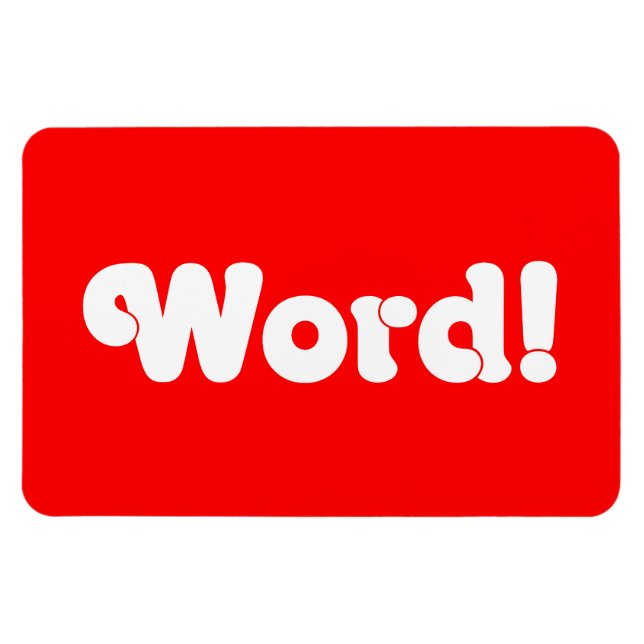 Word! Magnet (Horizontal)