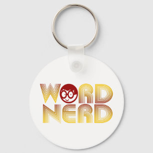 Word Nerd Key Ring
