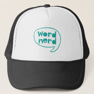 word nerd trucker hat