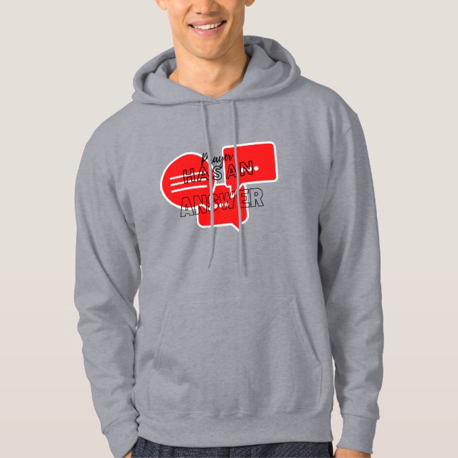 Word Pray with Bold Words  Hoodie (Front)