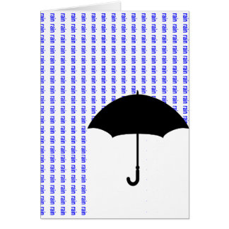 Word Rain Card