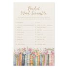 Word Scramble Bridal Game