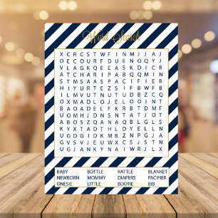 Word Search Baby Shower Game 40 sheets Notepad