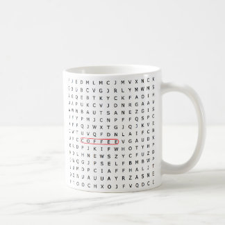 Word Search Coffee Mug