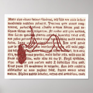 Word Stained Glass 3 Poster