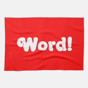 Word! Tea Towel