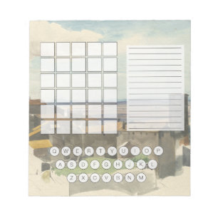 Wordle Scratch Pad Notebook - Tivoli