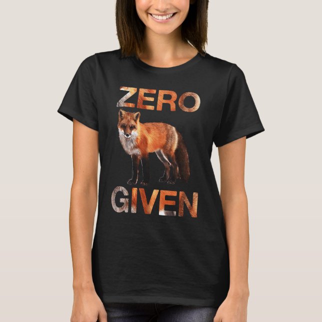 Wordplay Zero Fox Given T-Shirt (Front)